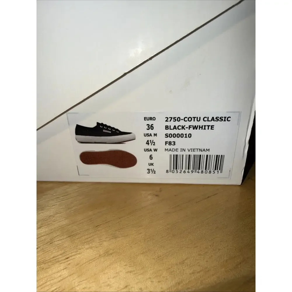 Superga Unisex 2750 Cotu Classic Grey Sage Trainers Mens US 4.5 Womens 6